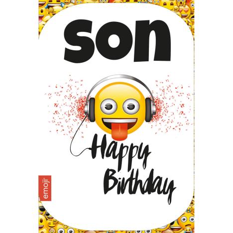 Son Smiley Happy Birthday Emoji Birthday Card £2.69